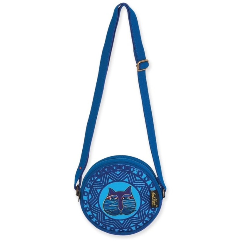 Laurel Burch Feline Stamped Crossbody Bag